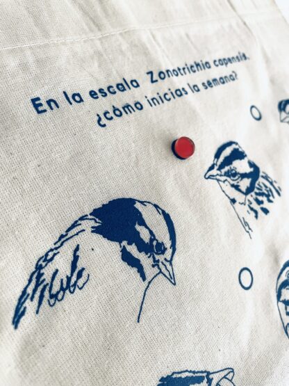 Tote bag «Medidor de emociones Zonotrichia capensis» - Image 3