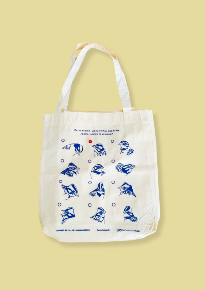 Tote bag «Medidor de emociones Zonotrichia capensis»